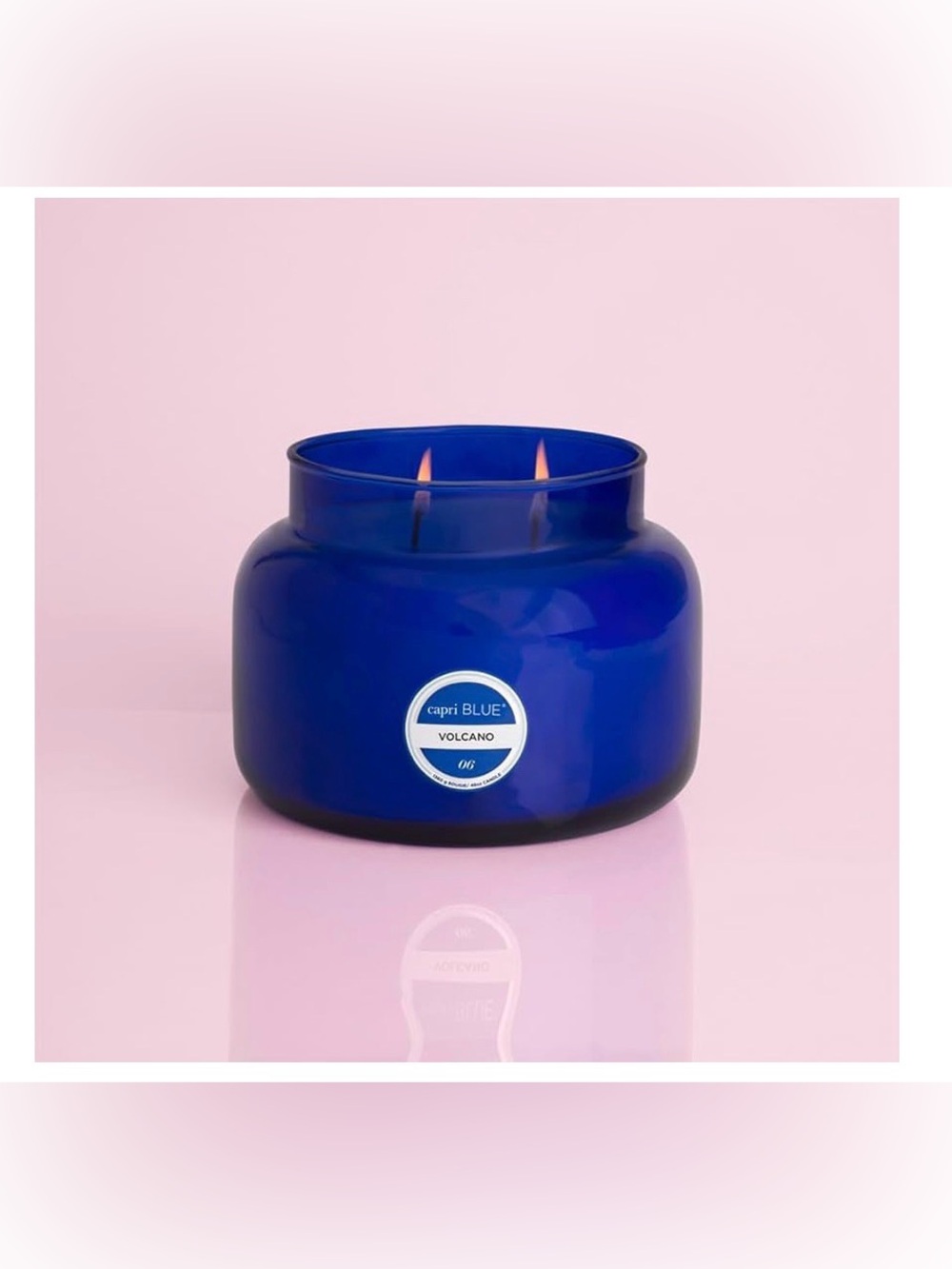 Capri Blue Volcano Scented Candles - Jumbo Blue Color (48 oz)